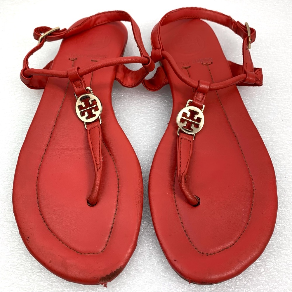Tory Burch Emmy T-Strap Leather Thong Sandal - Women's 5